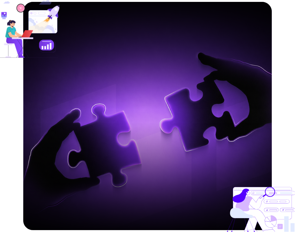 Marketing puzzle pieces
